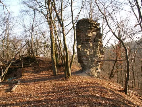 Zřícenina hradu Rabštejn u Dukovan
