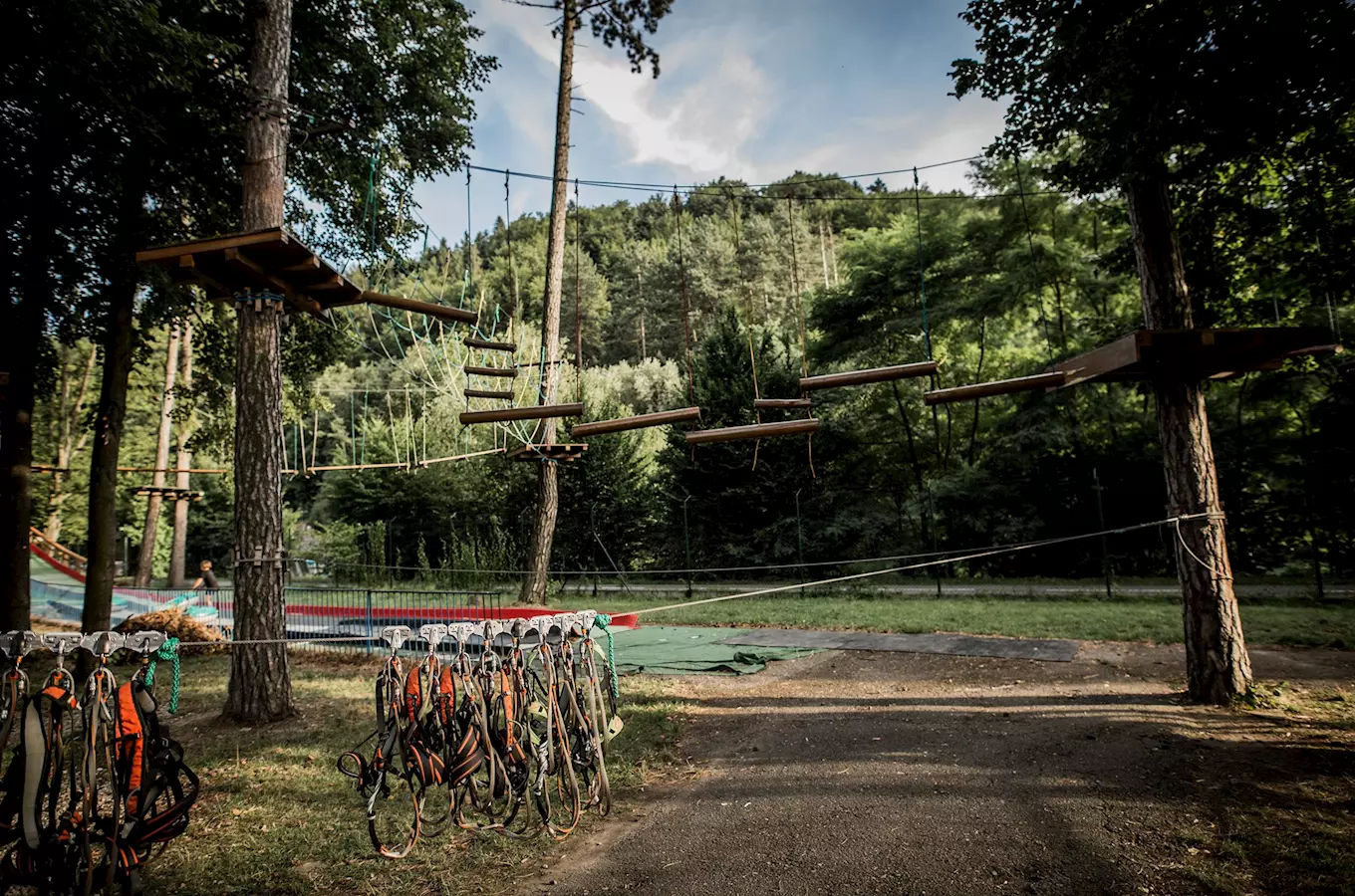 Zábavní Gibon park – lanové centrum v Rožnově pod Radhoštěm