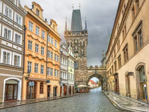 Malostranská mostecká věž v Praze