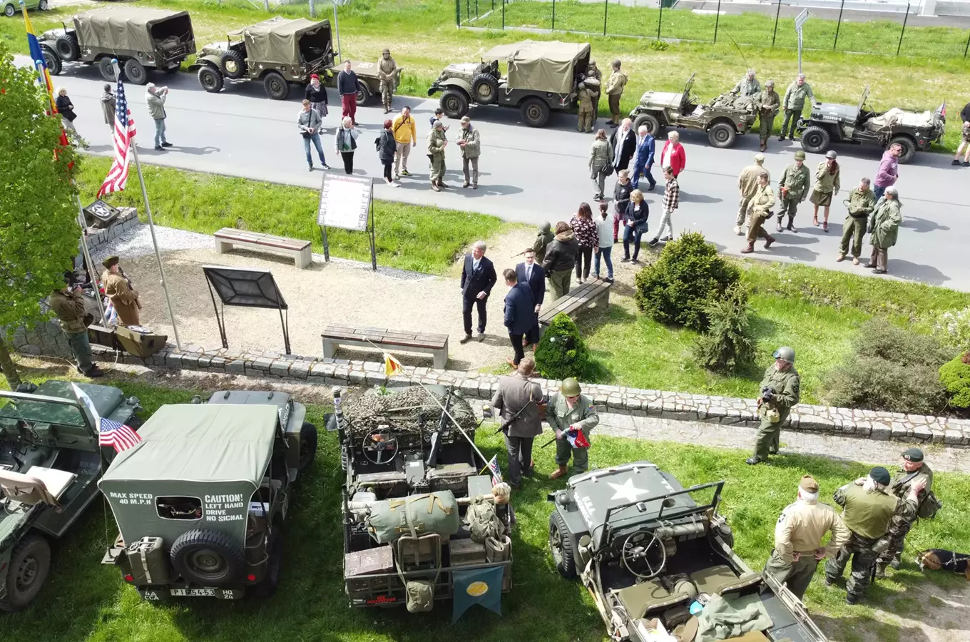 Památník setkání spojeneckých armád u Zemského hřebčince