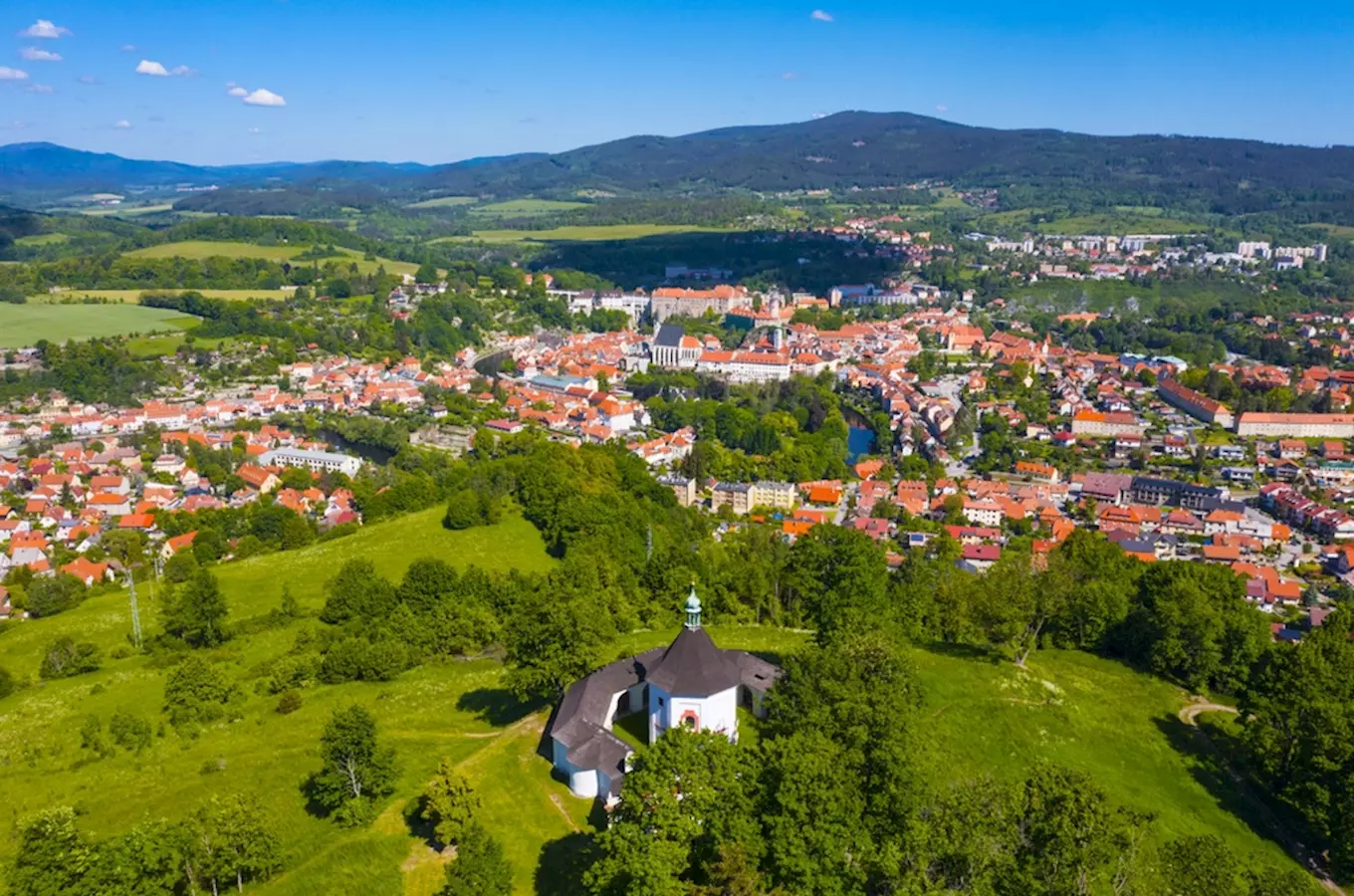 Kaple na Křížové Hoře v Českém Krumlově