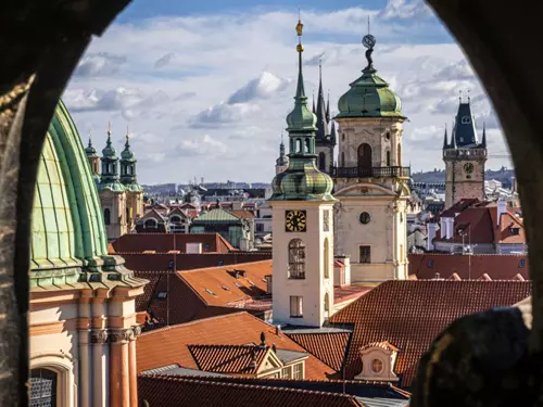 Staromestská mostecká vež výhled