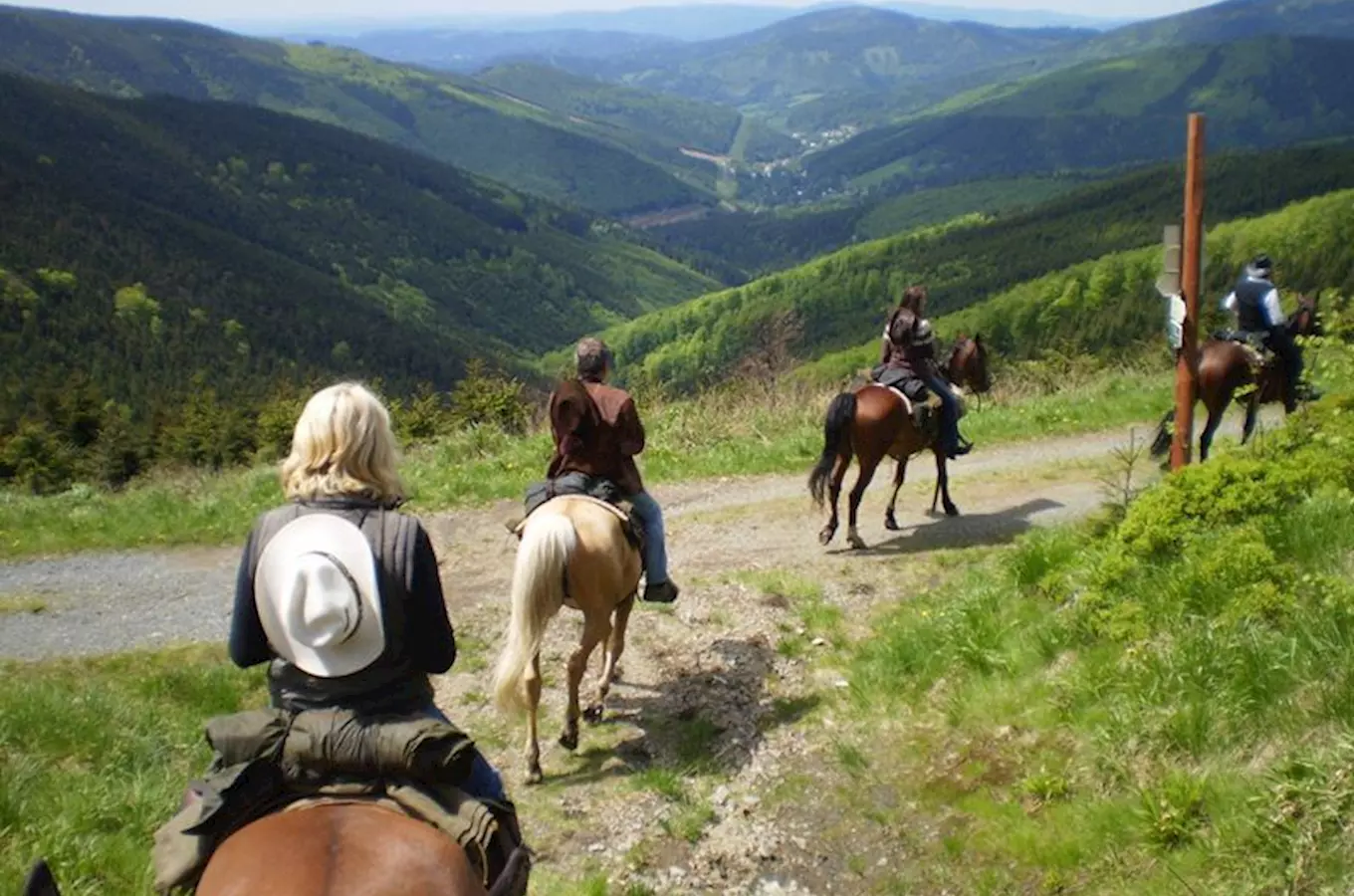 Jízda na koni ve westernovém stylu na ranči Viktorie