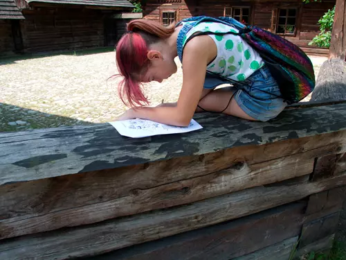 Valašské muzeum v přírodě, Dřevěné městečko