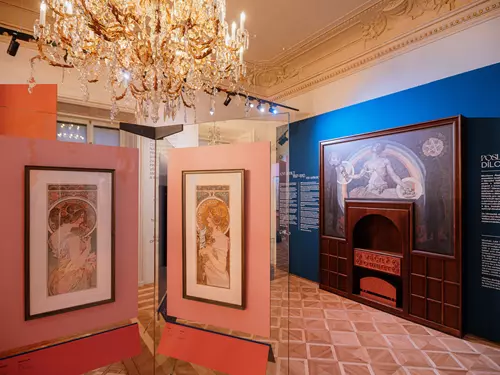 Mucha Museum v Paláci Savarin v Praze