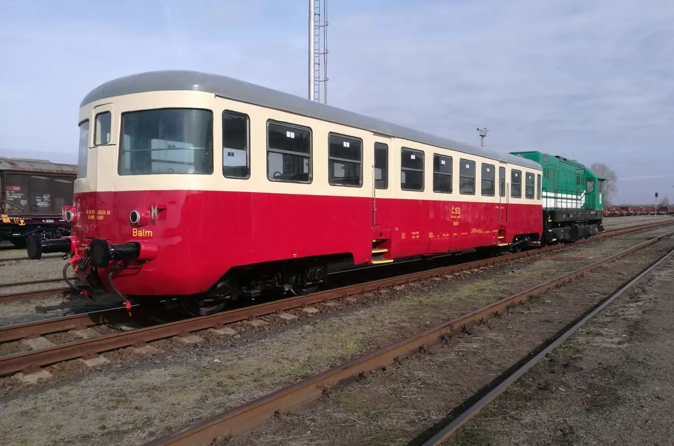 Výtopna Slaný – výletní vlaky a budoucí železniční muzeum