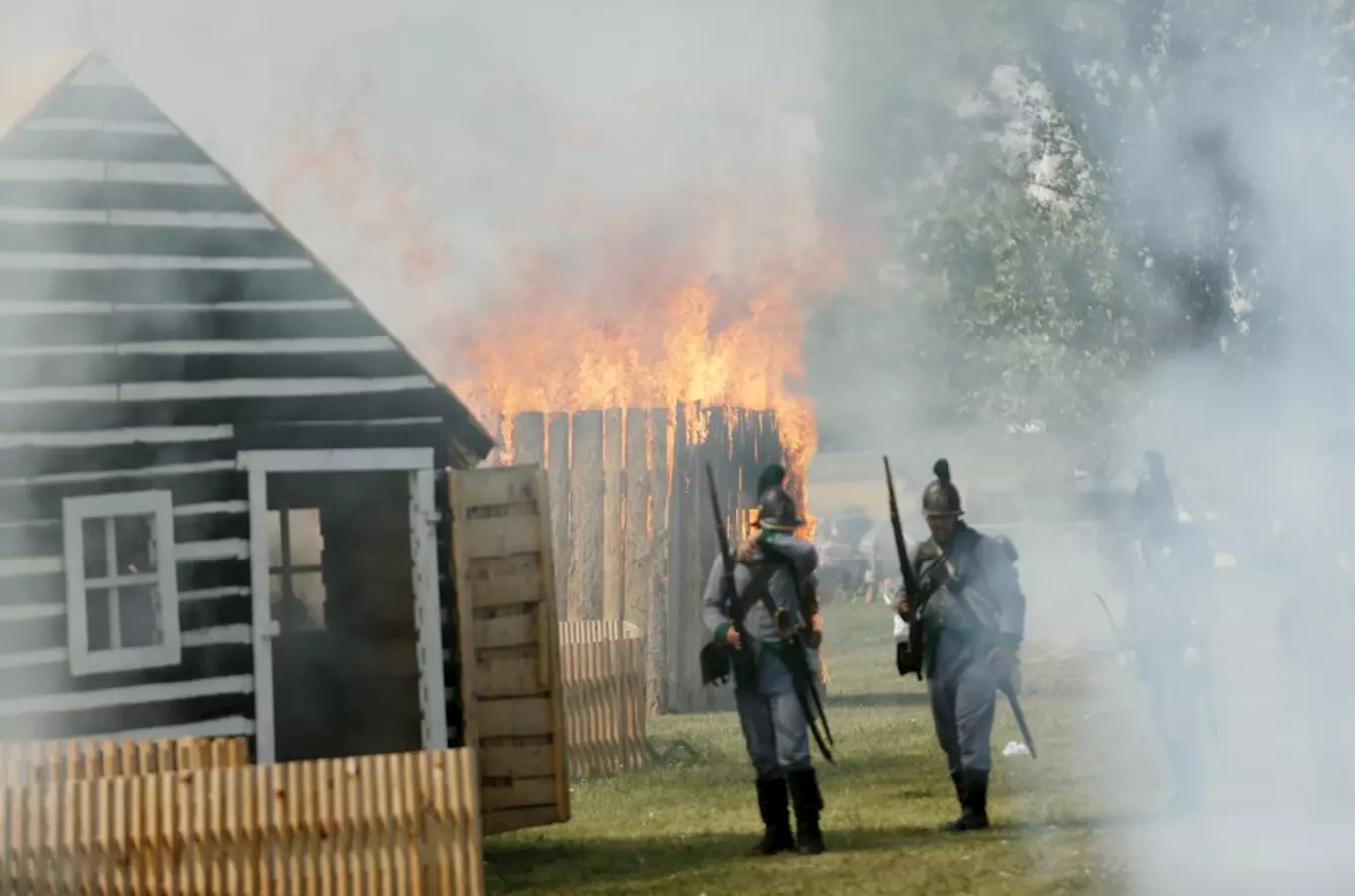 Napoleonští vojáci ve strážnickém skanzenu ukážou, jak válečné hrůzy prožívali obyčejní lidé