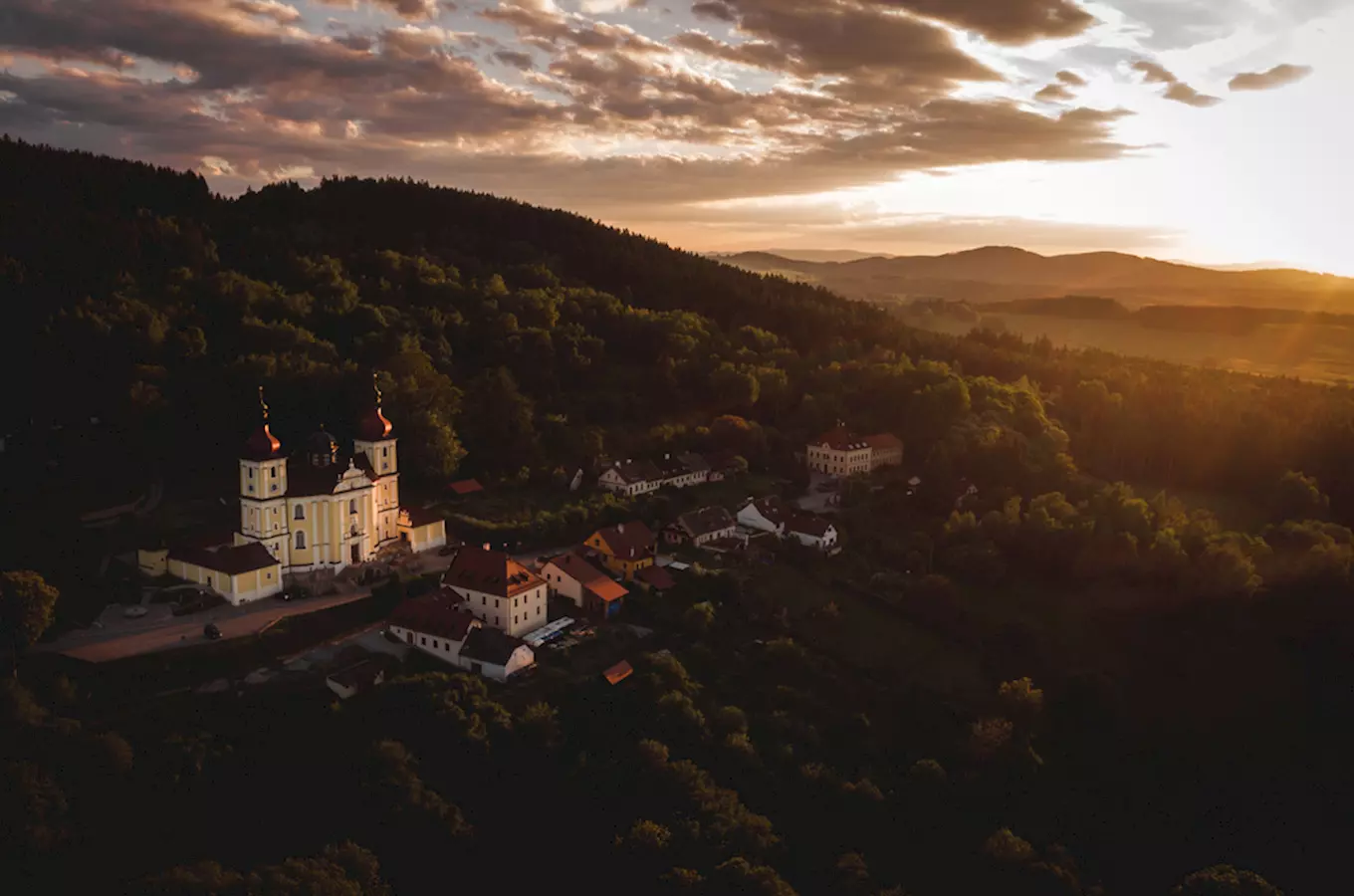 Poutní i lázeňské místo Dobrá Voda na Novohradsku