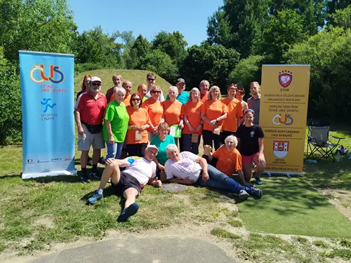 Seniorský turnaj v discgolfu