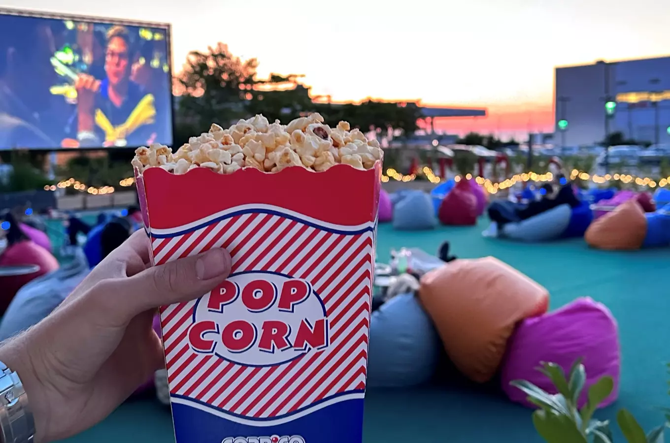 Popcorn s výhledem na letní kino 
