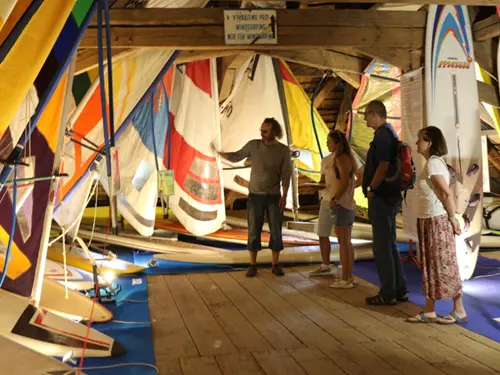 Windsurfing museum na zámku Stránov