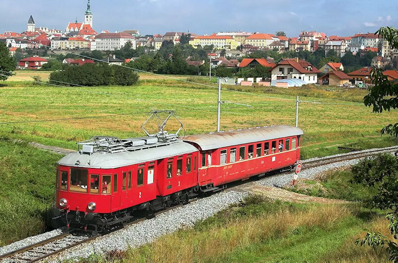 První elektrická železniční trať v České republice – trať Tábor-Bechyně