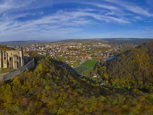 Hrad Boskovice – rozsáhlá zřícenina původně gotického hradu