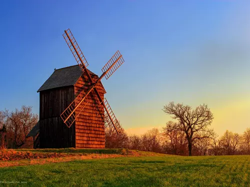 Větrný mlýn Velké Těšany, foto A. Zdražilová