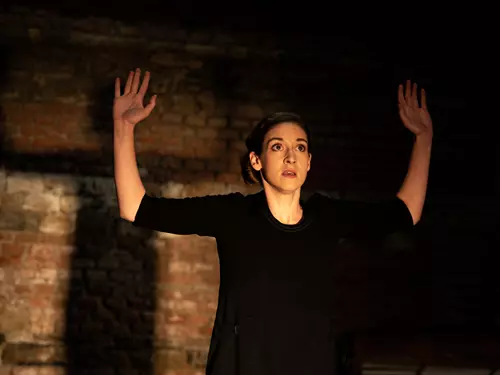 Marta Dancingerová v inscenaci Šoa (foto: Richard Moučka)