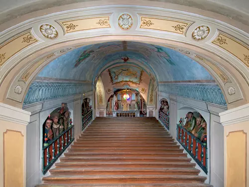 Kaple Svatých schodu v Rumburku. Celkový pohled. Foto Jirí Stejskal