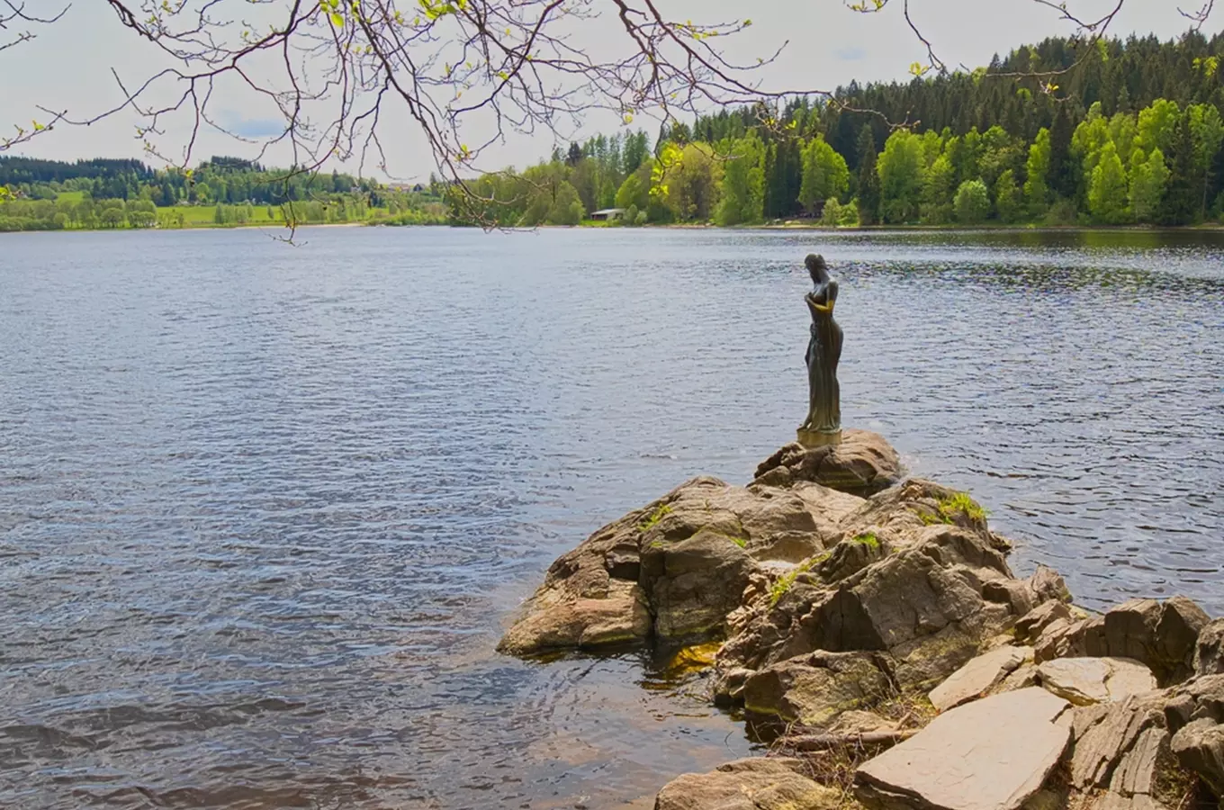 Lipenská víla mezi Frymburkem a Lipnem nad Vltavou