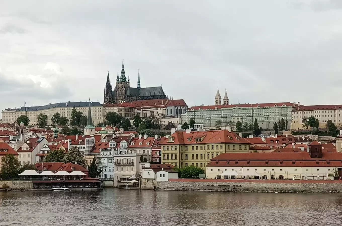 Panorama Prahy s Hradčany