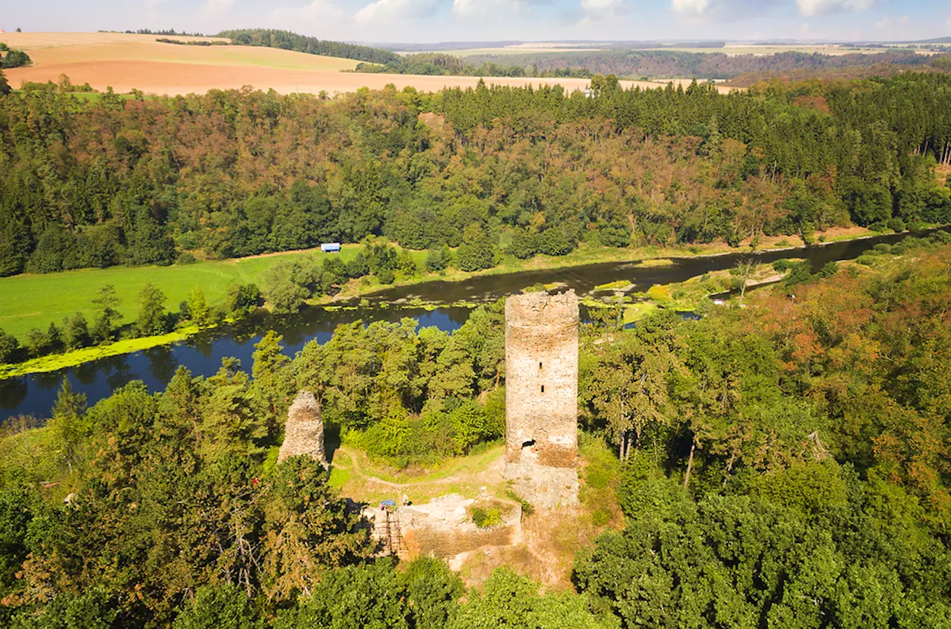 Hrad Libštejn – osamělý hrádek 