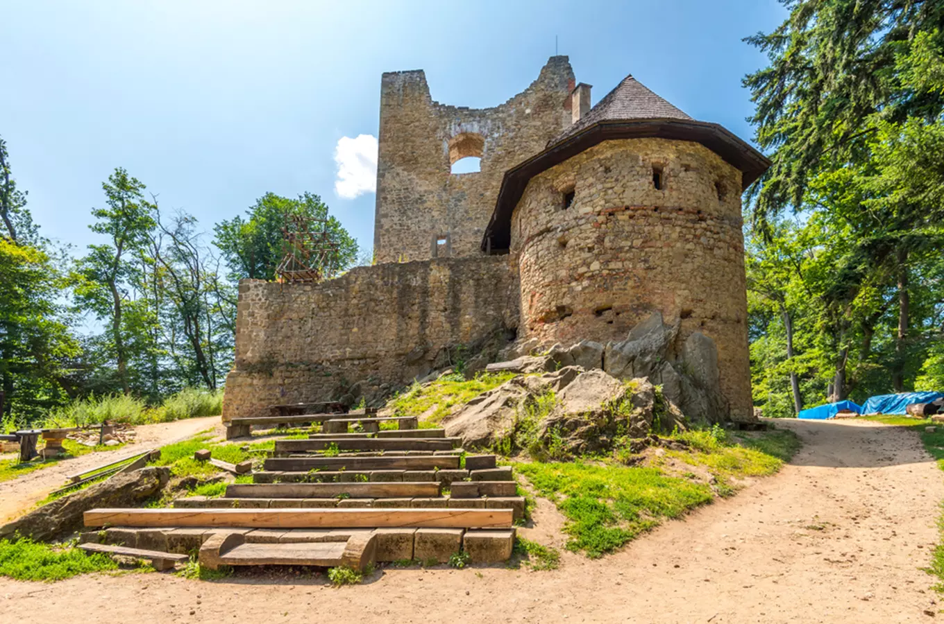 Hrad Cimburk u Koryčan