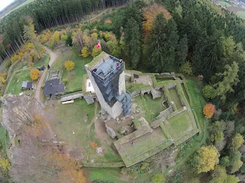 Rozhledna na hrade Orlík u Humpolce, foto Michal Neruda