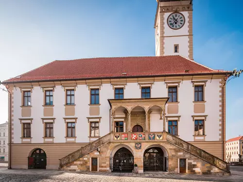 Radnice s orlojem a věží v Olomouci