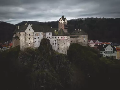 Zimní prohlídky na hradě Loket