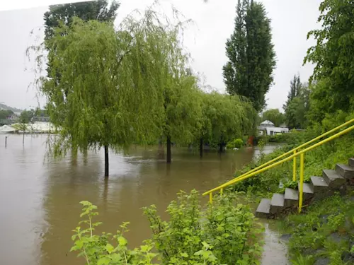 Žluté lázně byly zničeny povodní