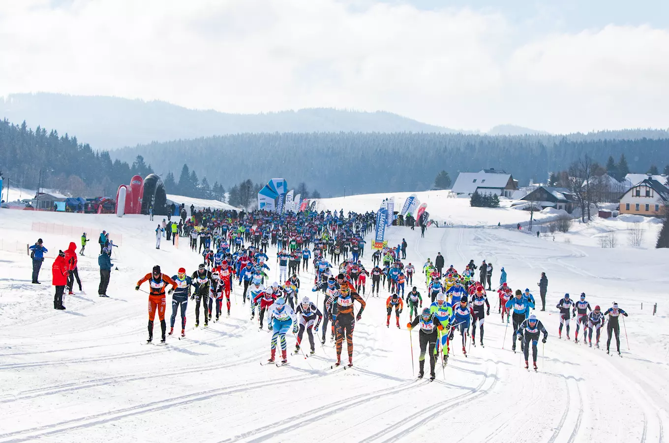 O víkendu se pojede Šumavský skimaraton na Kvildě