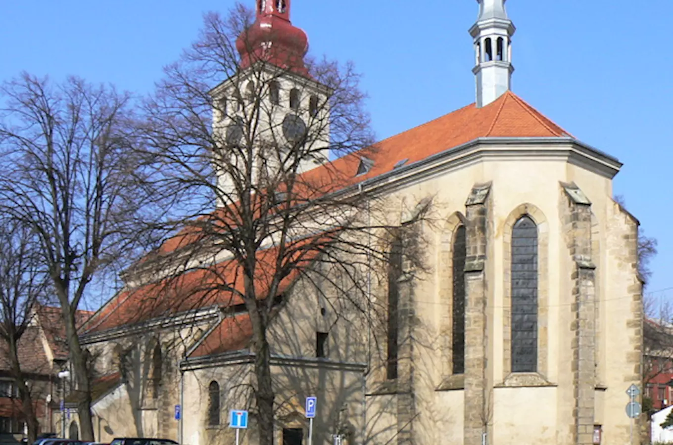 Gotický kostel sv. Vavřince v Novém Bydžově