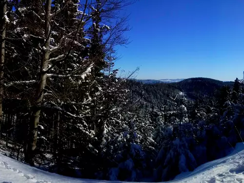 Skitour trasa Vraní cesta v Krušných horách