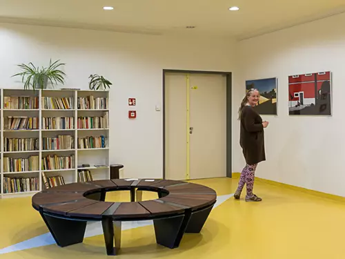 Galerie Jaroslava Hrušky - U knihovny