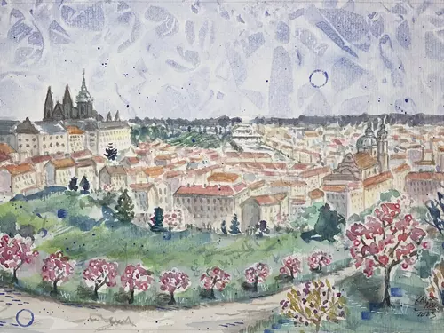 Kouzlo Prahy – výstava obrazů Katky Neveu