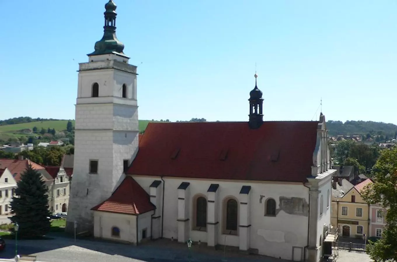 Vyhlídková věž kostela sv. Petra a Pavla Horšovský Týn – uzavřeno