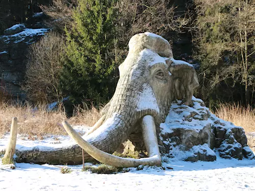 Zasněžený mamut