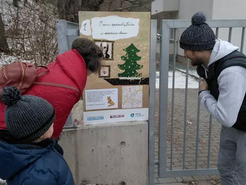 Vánoční procházka – O panu spisovateli, Lidušce a vánočním stromu