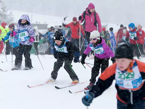 Šumavský skimaraton - deti