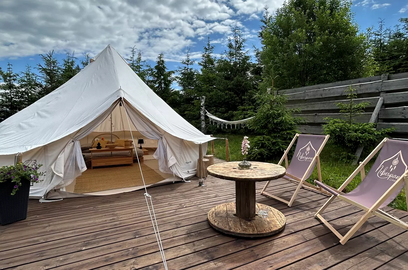 Glamping Nebespaní v Orlických horách