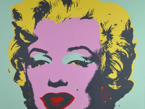 Foto: Andy Warhol, Marilyn 02, sítotisk, 1967 / Múzeum moderného umenia Andyho Warhola v Medzilaborciach