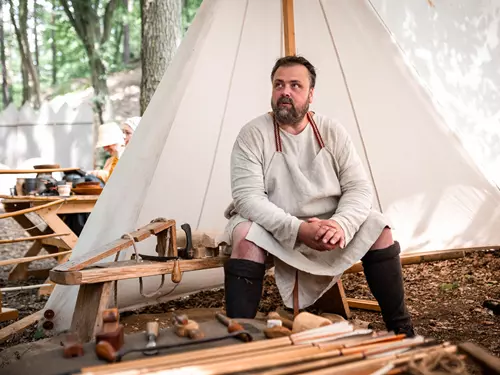 Oživlý středověk na tvrzi