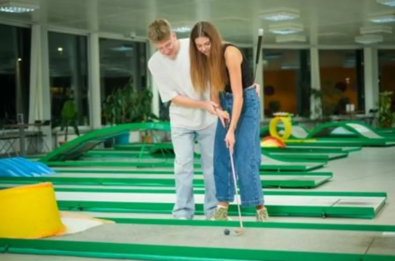 Minigolf v Praze