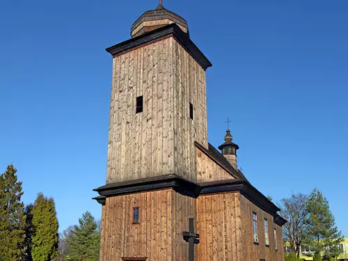 Dřevěný kostelík v Albrechticích