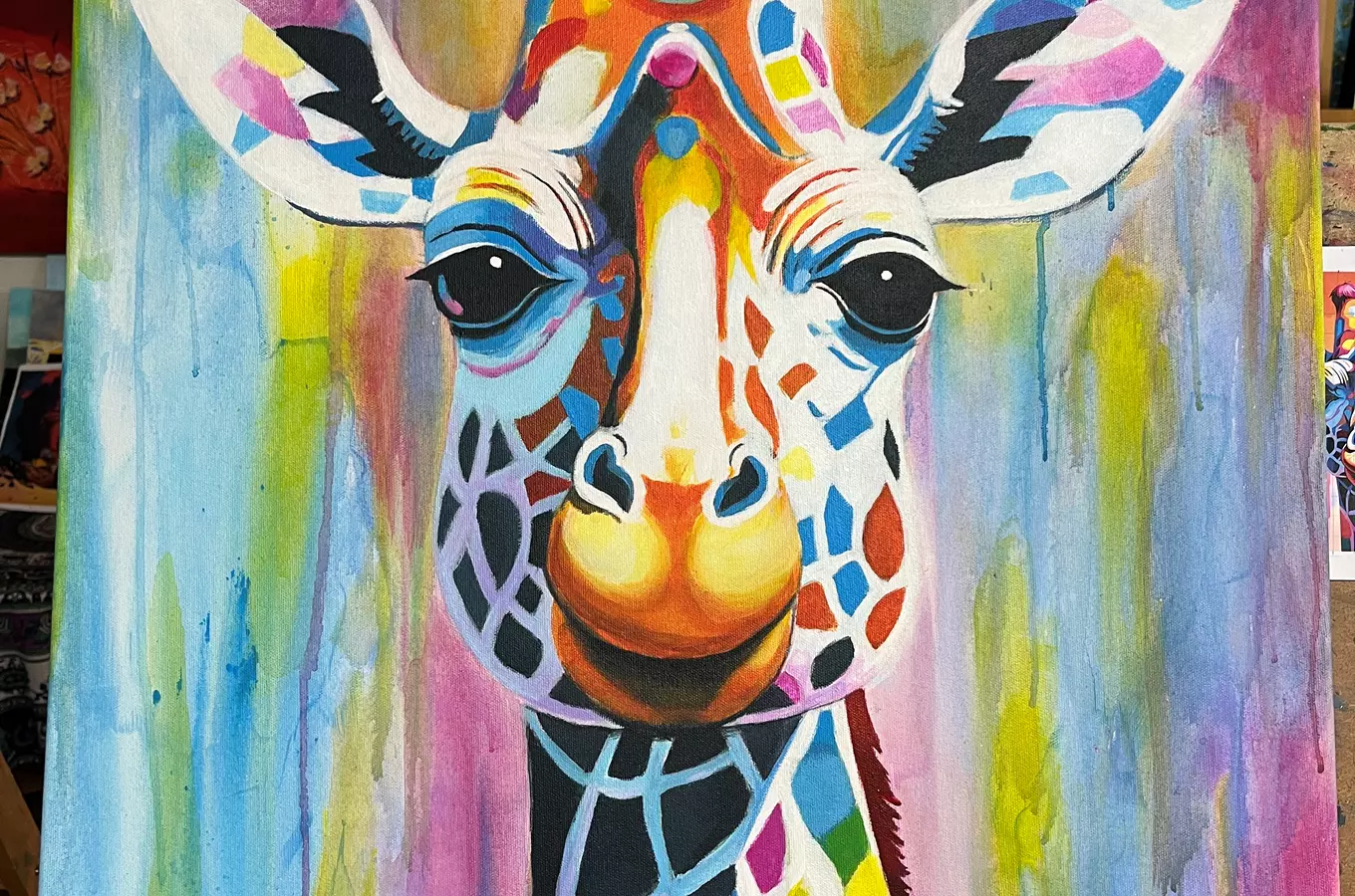 Žirafa - Výstava Afrika v Hamace