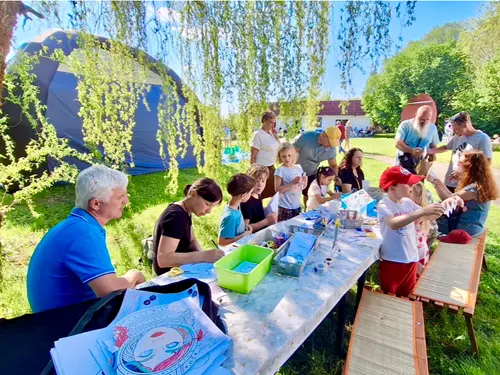 Mobilní planetárium na Šantovka Family Day