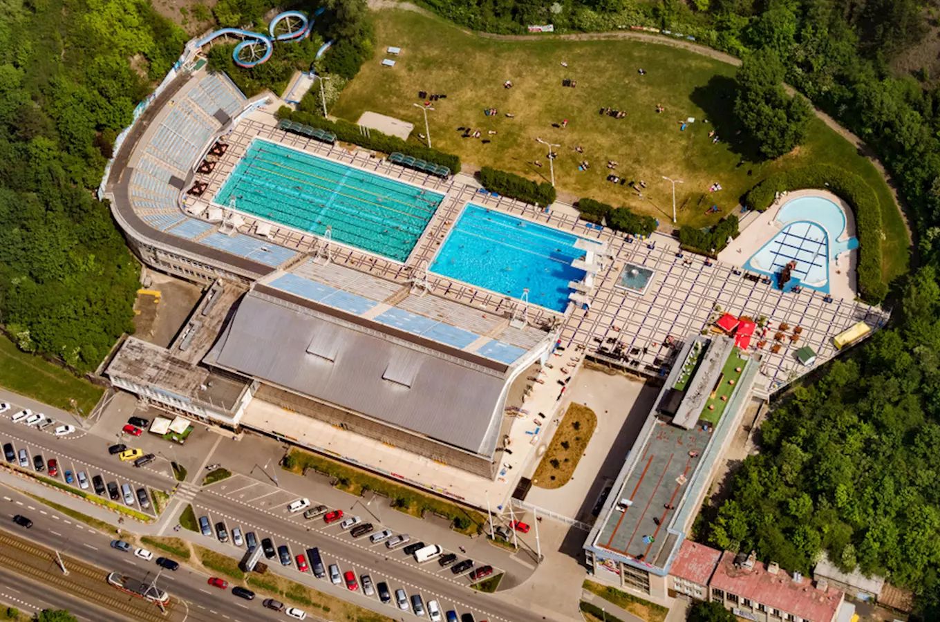 Plavecký stadion Podolí