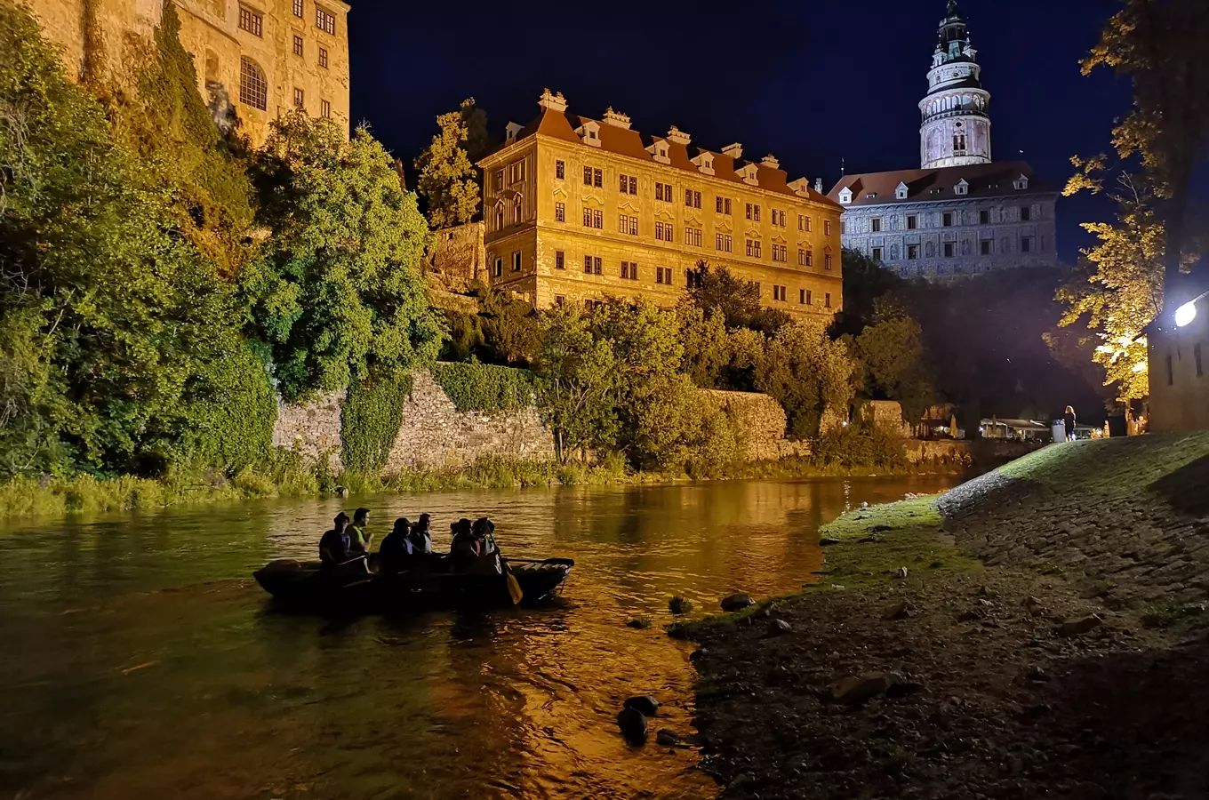 noční rafting