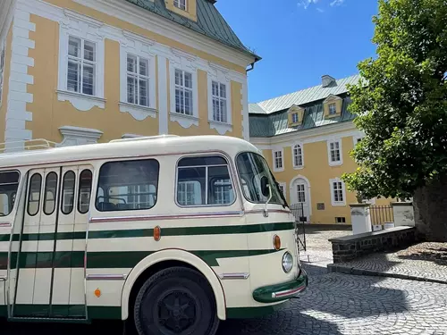 Vyjížďka  autobusem Škoda RTO s komentovanou prohlídkou
