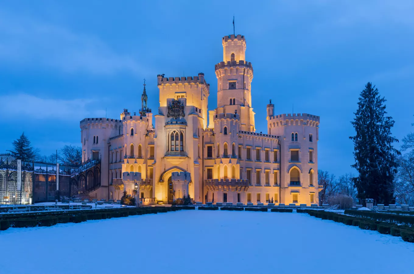 Zimní prohlídky zámku Hluboká