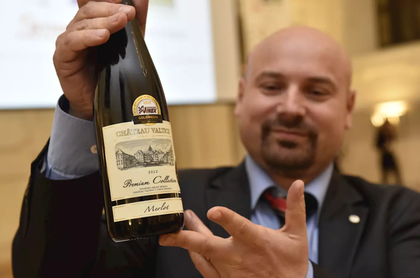Nejlepším vínem České republiky 2016 je Merlot z Vinných sklepů Valtice