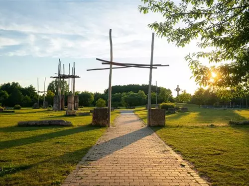 Keltský a Mlynářský park v Dolních Břežanech